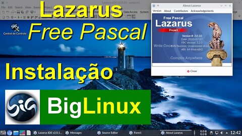 BigLinux - Como baixar e instalar o Lazarus versão 2.0.10 Free Pascal