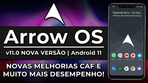 Arrow-OS v11.0 NOVA VERSÃO | Android 11 | Melhorias CAF e MUITA OTIMIZAÇÃO!