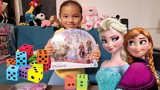 Rolling Dice with Elsa frozen