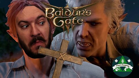 A Vampire Tries to Suck Me in Baldur's Gate 3.