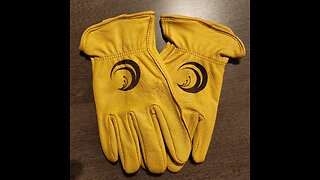 Laser Engraving Leather Work Gloves - xTool F1 - Lycoris Recoil Logo