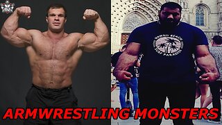 Denis Cyplenkov & Levan Saginashvili - Armwrestling Monsters