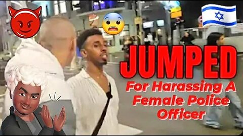 Johnny Somali Jumped For Harassing Female Police Officer At Israel