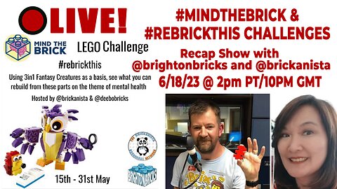 Review of #rebrickthis builds for #mindthebrick with Nick Bright of @brightonbricks!