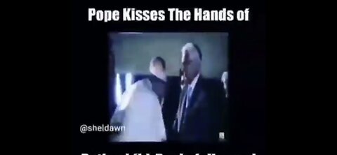 Pope Bobs For “ Apples “ With Rothschild, Kissinger, & Fuckafeller….***~