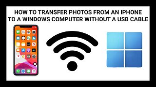 How To Transfer Photos From An iPhone To A Windows Computer Without A USB Cable