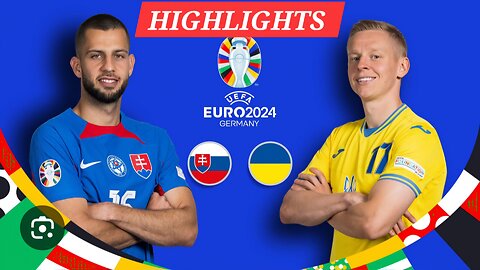 Highlights - Ukraine 🇺🇦 Vs Slovakia 🇸🇰 Football Match