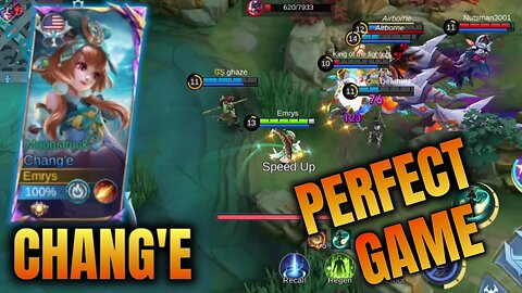 PERFECT GAME! DEATHLESS!! Mythic Ranked Chang'e!