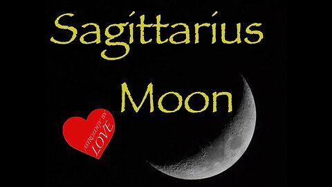 Astrology Sagittarius Moon in the natal chart with influencing stars