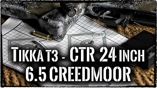 (2017) Tikka T3 CTR 6.5 Creedmoor 24 Inch -German Gun Stock- *English*