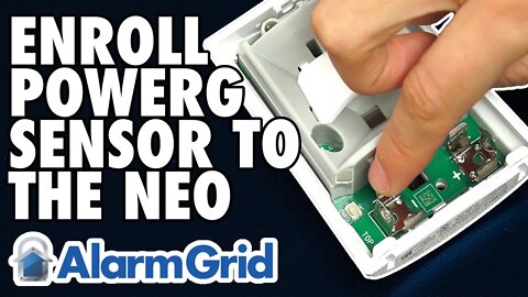Enrolling a PowerG Sensor to a DSC PowerSeries NEO
