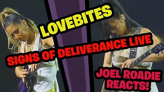 Lovebites - Signs of Deliverance Live - Roadie Reacts