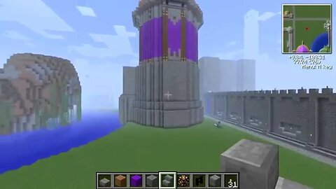 Minecraft: Huge Mage Tower with airship docks [part 99 season 1]