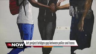 Art project builds gap between teens and police