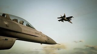 Ace Combat 7 - PS4 #2 Missão Rescue, 444 - F-16