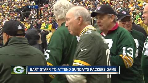 Bart Starr to come to Packers-Saints game Sunday