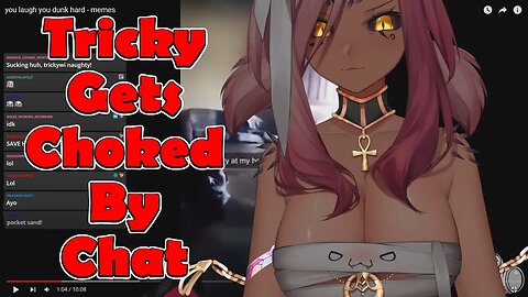 @Trickywi Gets Choked By Chat #vtuber #clips