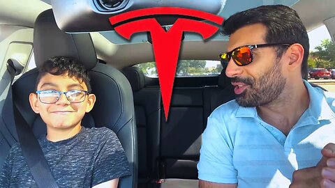 Tesla FSD | My 11 Year Old Brother-in-Law Reacts