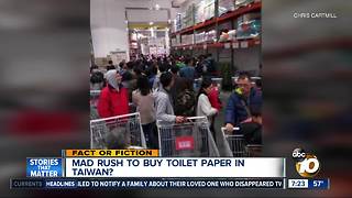 Toilet paper shortage in Taiwan?