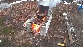 Making Maple Syrup On My Improvised Free Evaporator Pt II