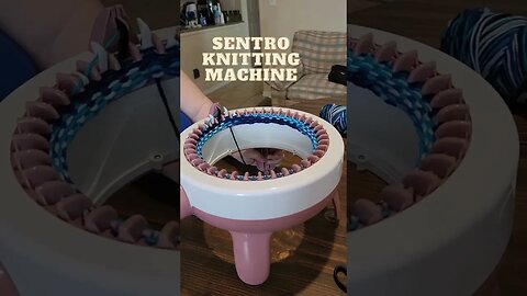 Sentro Knitting Machine in action #shorts #crafting #knittingmachine