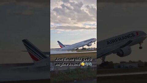 ge90 Engine sound | Air France ✈️