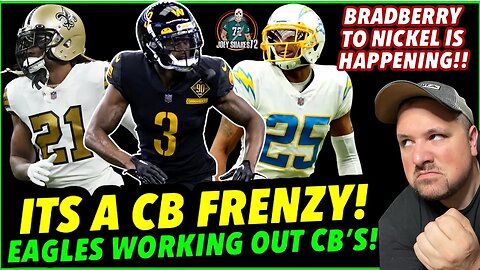 CB FRENZY! EAGLES WORKING OUT CORNERBACKS! WILLIAM JACKSON III! EAGLES NEED TO MAKE A TRADE! RICKS!