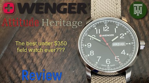 Wenger Attitude Heritage Field Watch - Review & Unboxing (01.1541.111 / Ronda 517)