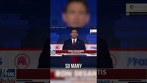 DeSantis' Closing Statement in Last Night’s Debate