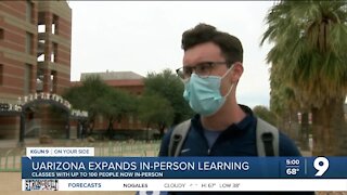 UArizona to allow larger in-person classes starting March 29