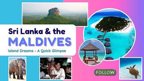 TOP MUST DO ACTIVITIES: Sri Lanka & the Maldives | A QUICK Glimpse!