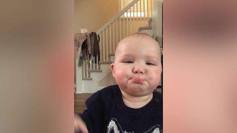 Baby Boy Makes Fart Sound Instead of Saying “Mama”