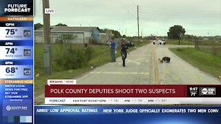 Polk deputies shoot two suspects in Mulberry