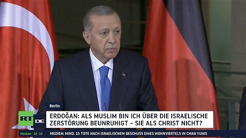 Umstrittener Besuch Erdoğans in Berlin: Kritik an Äußerungen über Hamas
