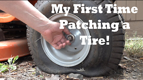 Watch me Patch a Tire for the First Time!