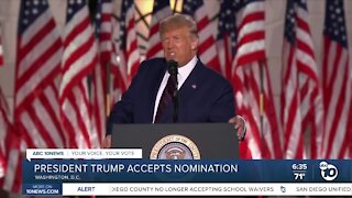 Trump accepts presidential nomination at RNC