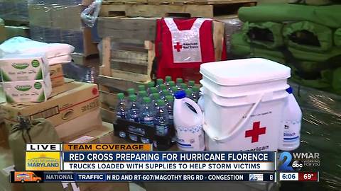 American Red Cross prepares for Florence in Maryland