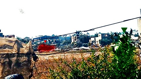 Al-Qassam Continues to Resist Enemy Forces' Tanks invading Deir Al-Balah with RPGs
