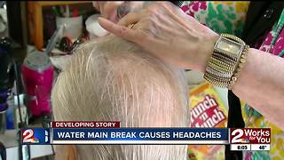 Water main breaks impact Tulsa businesses