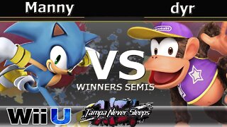 Noble|Manny (Sonic) vs. MVG|dyr (Diddy Kong) - Wii U Winners Semis - TNS7