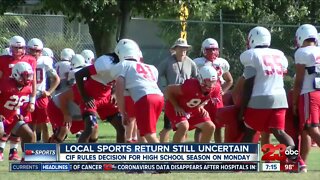 Bakersfield College and local high schools sports return still uncertain