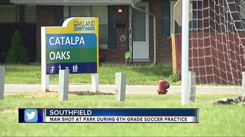 Man shot at Southfield park during 6th grade soccer practice