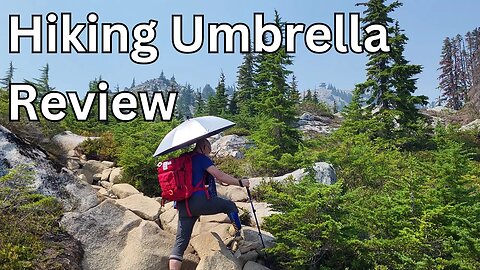 G4Free Hiking Umbrella Review #hikingumbrella #hiking #gadgets