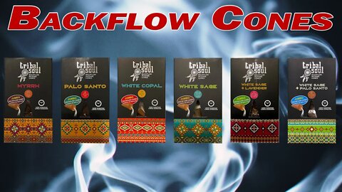 Tribal Soul Backflow Cones Set of 6 Different Scents and Aromas