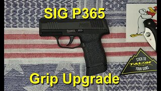 Sig P365 Talon Grips, Extended Mag Grip, Slide Grip