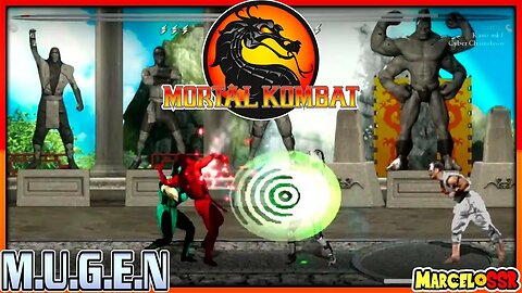 Reptile & Sub Zero Klassic Vs. Kano MK1 & Cyber Chameleon - Mortal Kombat M.U.G.E.N