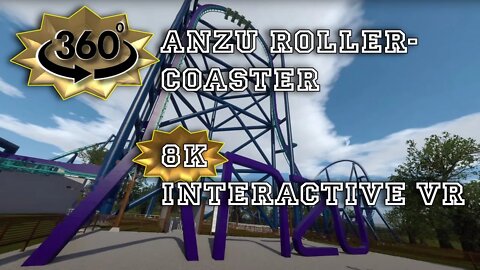 ANZU Achterbahn-Fahrt in 8K und 360° virtual 3D