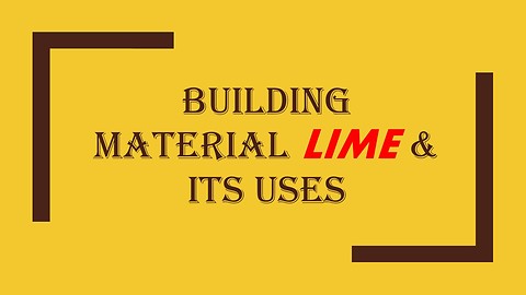 LIME Building Material