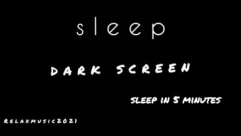 Sleeping songs on dark screen 🎶