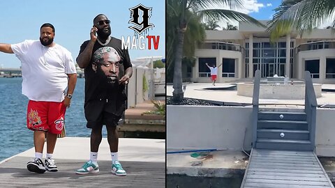 Rick Ross Tours His $35 Million Dollar Florida Mansion & DJ Khaled Pulls Up! 🏡